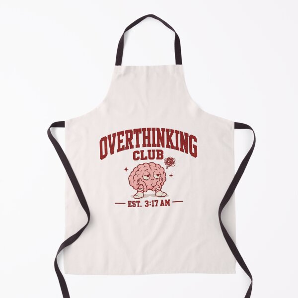 Item preview, Overthinking Club – Retro Tired Brain designed and sold by Carolina Salazar.
