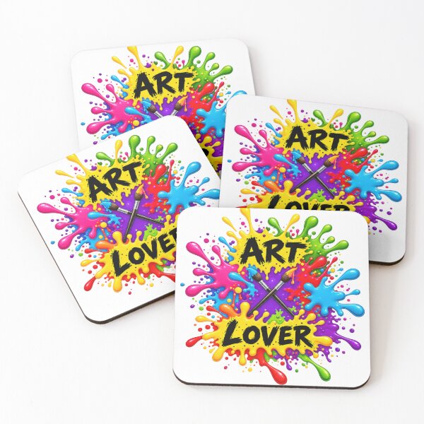 Item preview, Art Lover – Colourful Bold Typography Design designed and sold by Yesmalady.