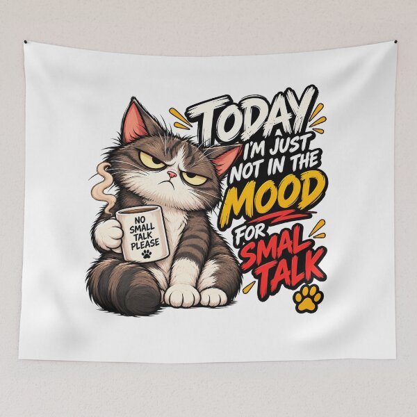 Item preview, Mr. Grumpy – Today I'm Just Not in the Mood for Small Talk designed and sold by Strongermind.