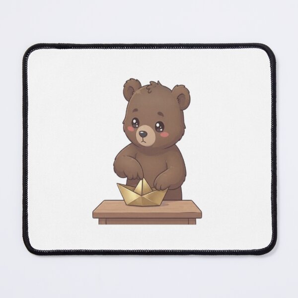 Item preview, Cute Bear Folding Paper Boat designed and sold by Ella_Sketch.