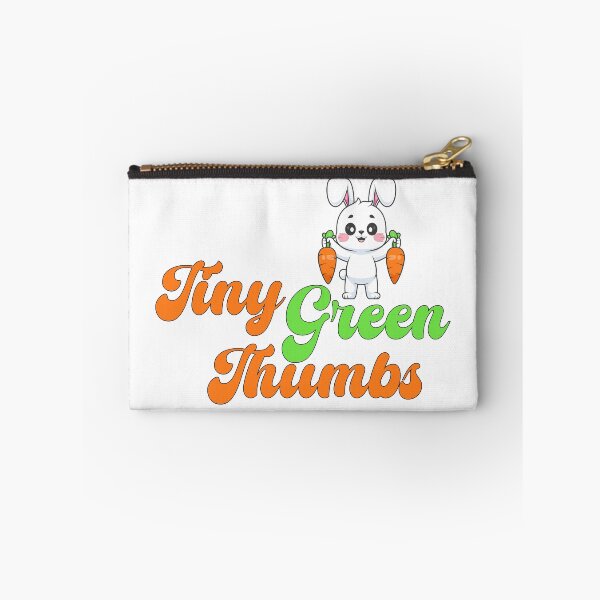 Item preview, Tiny Green Thumbs Cute Bunny Carrot Art designed and sold by SP Motif.