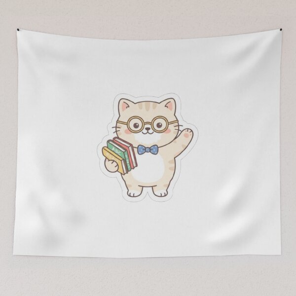 Item preview, Reading Time Orange Kitty designed and sold by PrintforDesign.