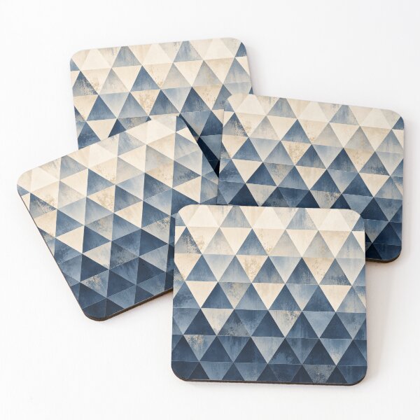 Item preview, Triangle Ombré (Indigo) designed and sold by WeaveSphere.