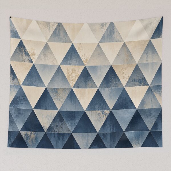 Item preview, Triangle Ombré (Indigo) designed and sold by WeaveSphere.