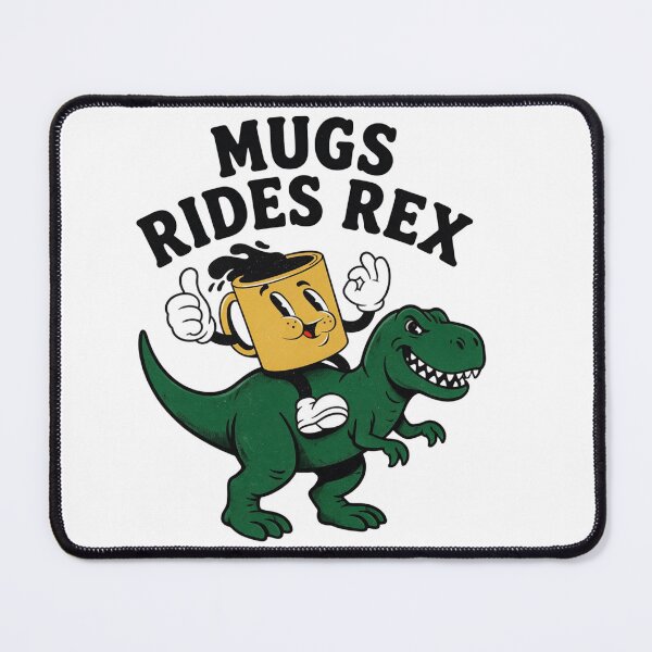 Item preview, Mugs Rides Rex T-Shirt designed and sold by “Popvanta – pop-culture-t-shirt-store .