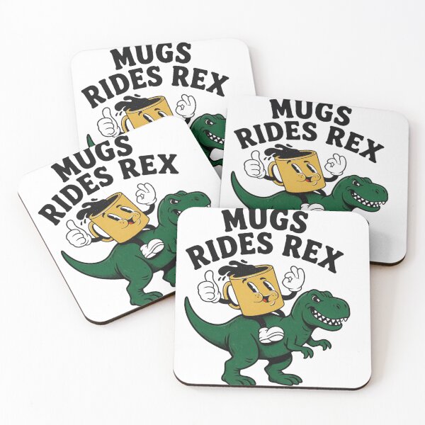 Item preview, Mugs Rides Rex T-Shirt designed and sold by “Popvanta – pop-culture-t-shirt-store .