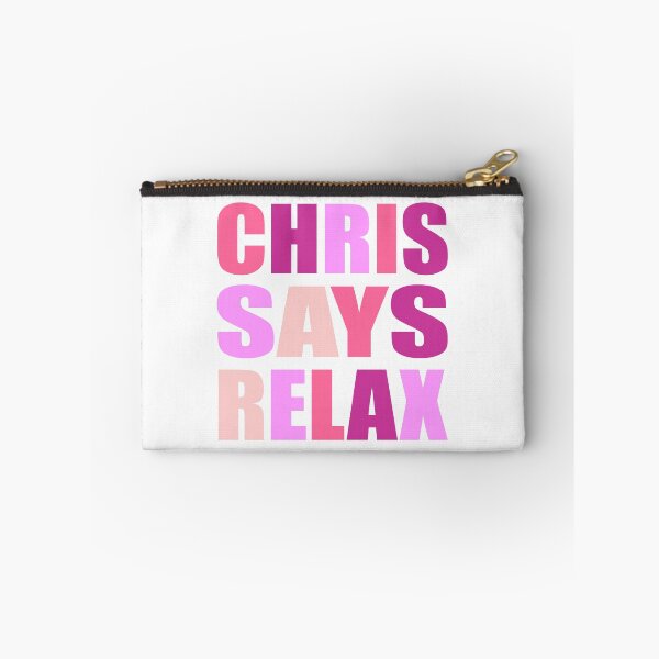 Item preview, Chris Says Relax Pink designed and sold by Normbot2000.