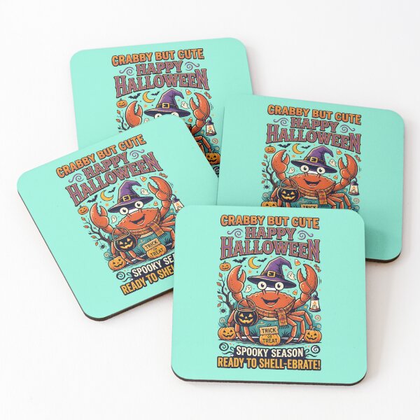 Item preview, Crabby but cute - Ready to shell-ebrate - Halloween for foodies designed and sold by ParadoxParadox.