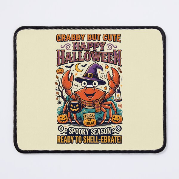 Item preview, Crabby but cute - Ready to shell-ebrate - Halloween for foodies designed and sold by ParadoxParadox.