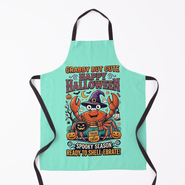 Item preview, Crabby but cute - Ready to shell-ebrate - Halloween for foodies designed and sold by ParadoxParadox.