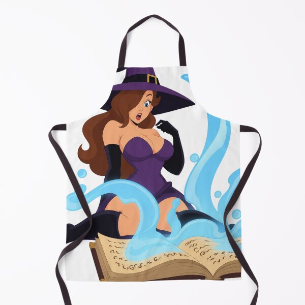 Item preview, Retro Cartoon Witch Pin Up – Magical Vintage Fantasy designed and sold by  Hollow Moon Studios..