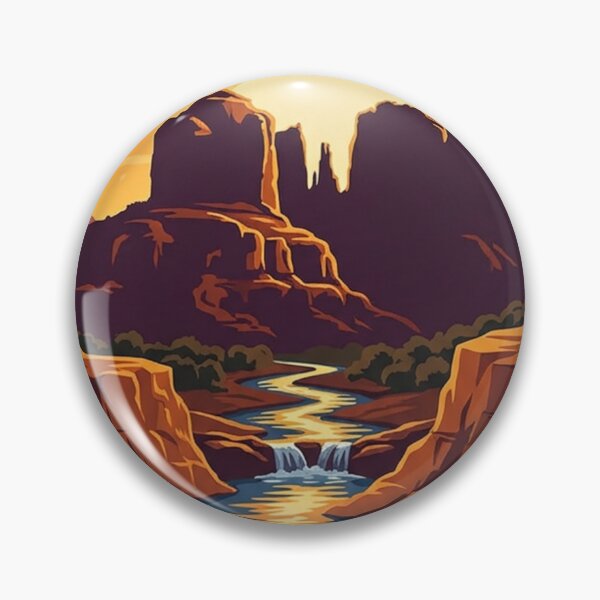 Item preview, Sedona Arizona Travel Design Art Print Poster Wall Tee Vest  designed and sold by Cool Robot Bro..