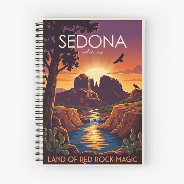 Item preview, Sedona Arizona Travel Design Art Print Poster Wall Tee Vest  designed and sold by Cool Robot Bro..