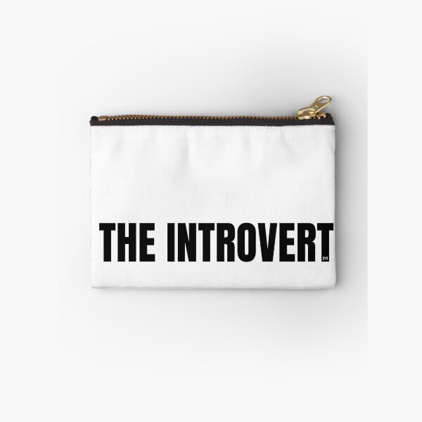 Item preview, The Introvert – Funny Minimalist Typography designed and sold by Paper Owl Studio.