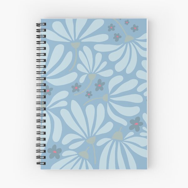 Item preview, Round daisy bouquet (faded blue) designed and sold by 247DesignStudio.