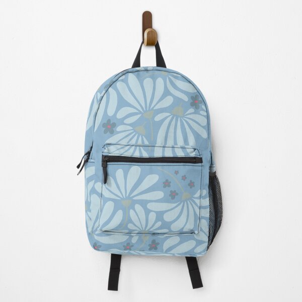 Item preview, Round daisy bouquet (faded blue) designed and sold by 247DesignStudio.
