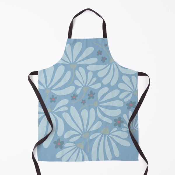 Item preview, Round daisy bouquet (faded blue) designed and sold by 247DesignStudio.