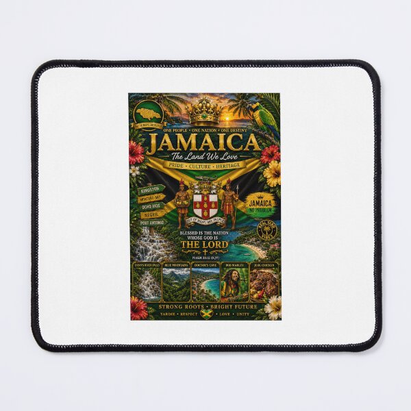 Item preview, Jamaica Pride – The Land We Love Caribbean Heritage  designed and sold by     Crowned Canvas Studio ⭐ .