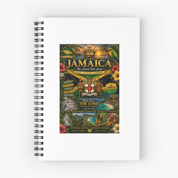 Item preview, Jamaica Pride – The Land We Love Caribbean Heritage  designed and sold by     Crowned Canvas Studio ⭐ .