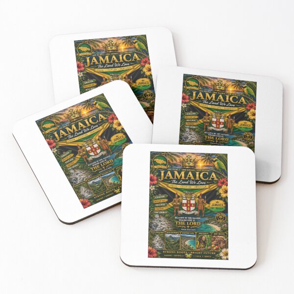 Item preview, Jamaica Pride – The Land We Love Caribbean Heritage  designed and sold by     Crowned Canvas Studio ⭐ .