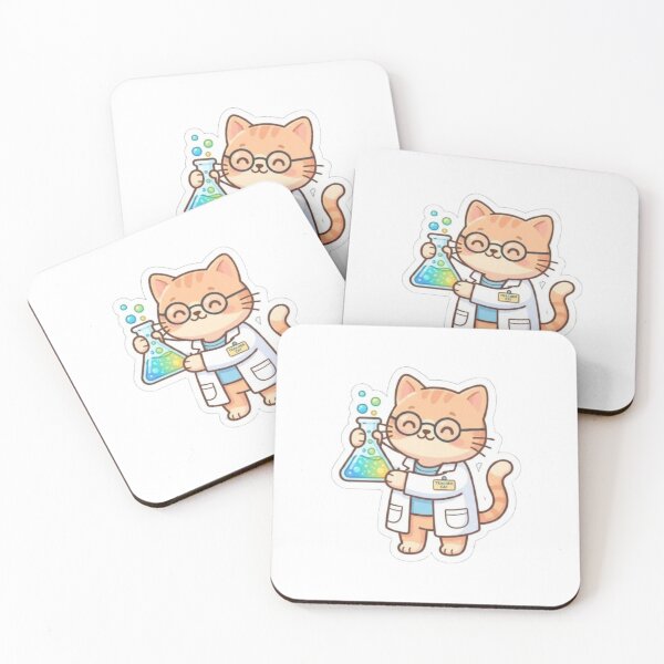 Item preview, Science Lab Chemistry Cat designed and sold by PrintforDesign.