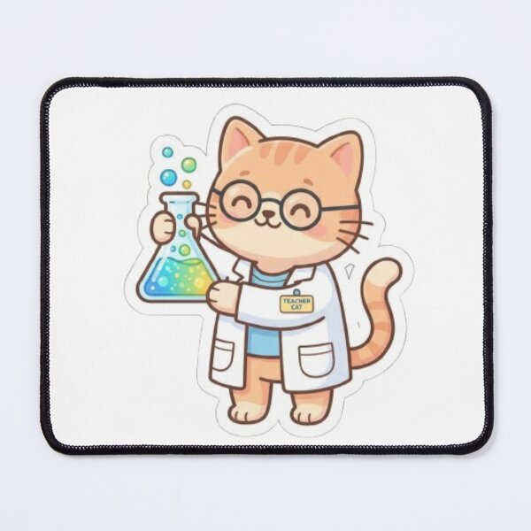 Item preview, Science Lab Chemistry Cat designed and sold by PrintforDesign.