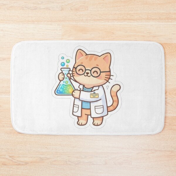 Item preview, Science Lab Chemistry Cat designed and sold by PrintforDesign.