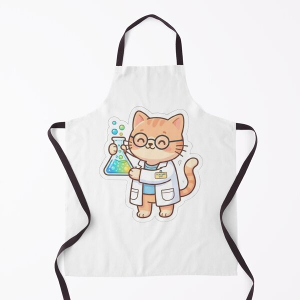 Item preview, Science Lab Chemistry Cat designed and sold by PrintforDesign.