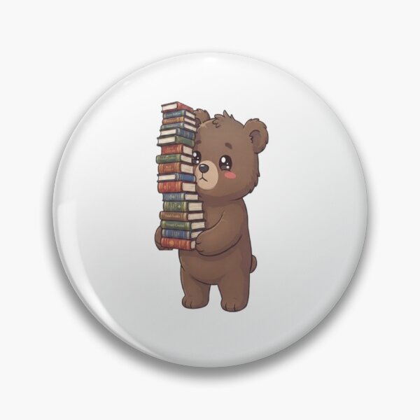 Item preview, Cute Bear Carrying Stack Books designed and sold by Ella_Sketch.
