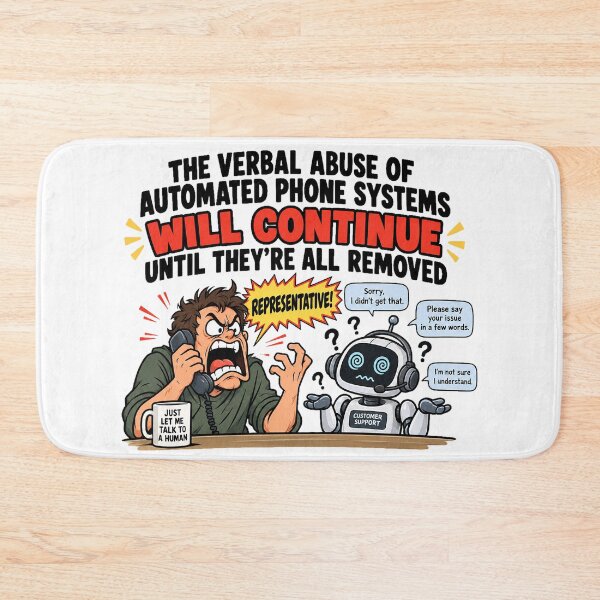 Item preview, The Modern Automated Phone System Experience designed and sold by nikkolaus.