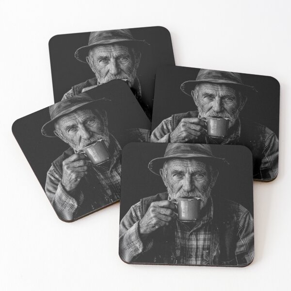 Item preview, Farmer drinking coffee designed and sold by dehosteleria.