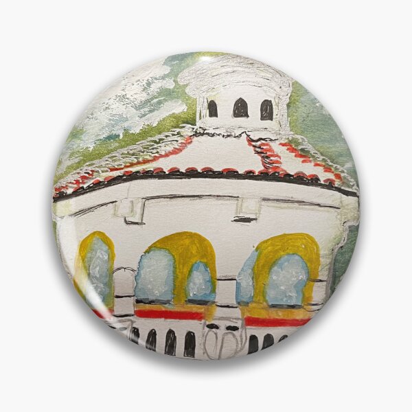 Item preview, Mirador Waterfront Pavilion Watercolor designed and sold by BirdandaBrush.