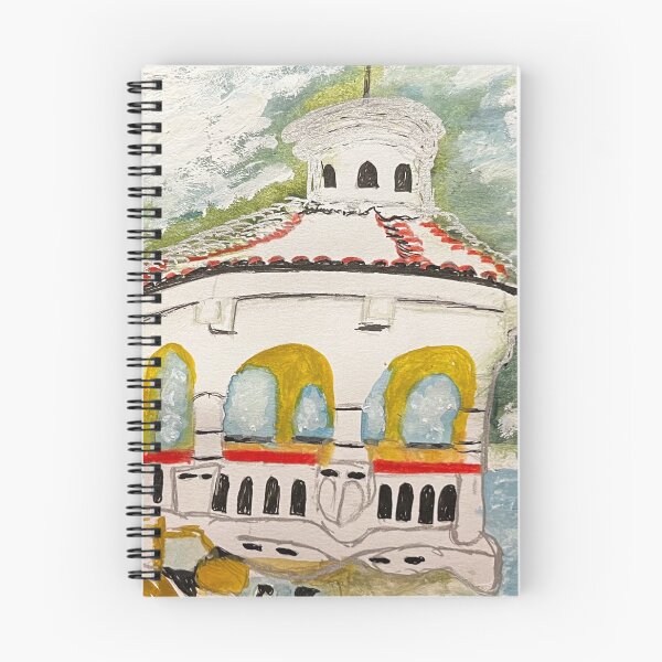 Item preview, Mirador Waterfront Pavilion Watercolor designed and sold by BirdandaBrush.