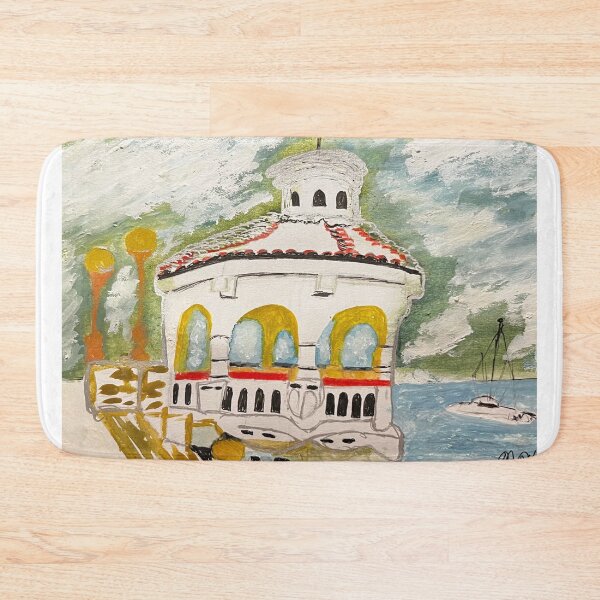 Item preview, Mirador Waterfront Pavilion Watercolor designed and sold by BirdandaBrush.