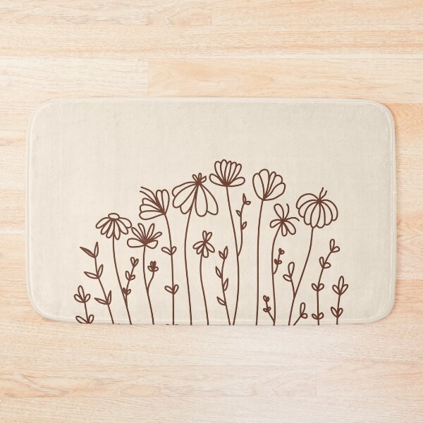 Item preview, brown flowers designed and sold by moonart7lunas.