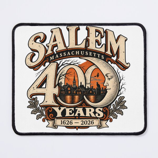 Item preview, Salem 400 Years Witch City Cat Massachusetts 2026 designed and sold by OUICHA.