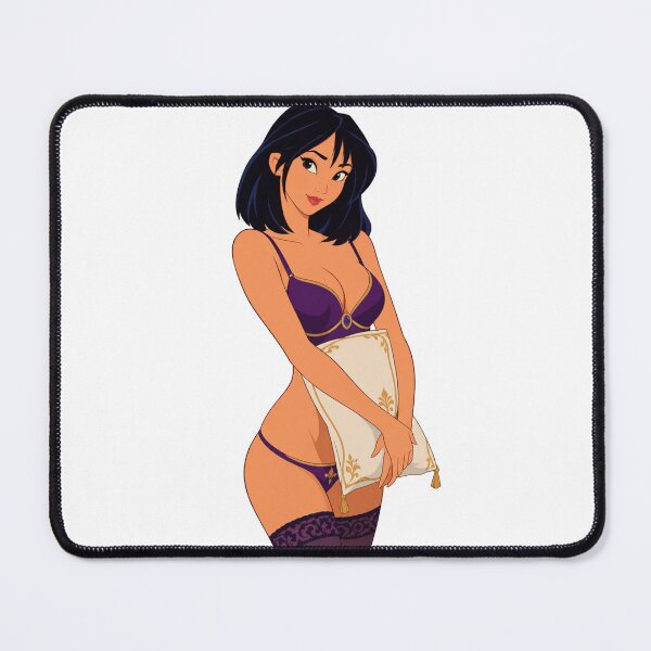 Item preview, Cartoon Pin Up – Purple Lingerie Vintage Glamour designed and sold by Hollow Moon Studios..
