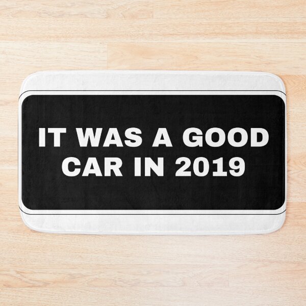 Item preview, It Was A Good Car In 2019 Funny Tesla Anti Elon Musk Bumper Sticker designed and sold by Stocksjohn.