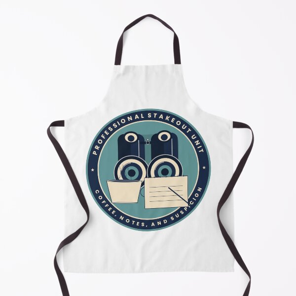 Item preview, Professional Stakeout Unit Coffee Notes and Suspicion Funny Detective T-Shirt designed and sold by Mega-Shopping.