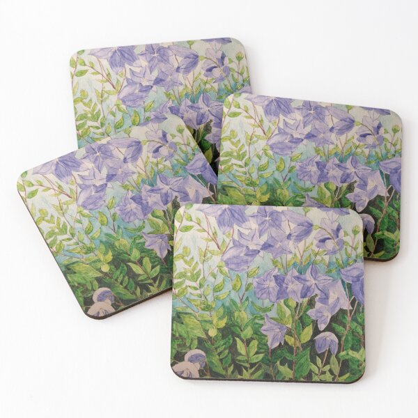 Item preview, Copy of Purple harebells watercolour painting  designed and sold by esvb.
