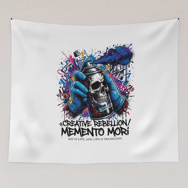 Item preview, Creative Rebellion / Memento Mori is a bold street-art  designed and sold by TUMBAJULCA.