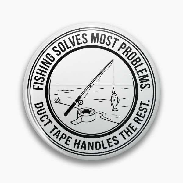 Item preview, Fishing and Duct Tape Solutions designed and sold by ThreadRiotTees.