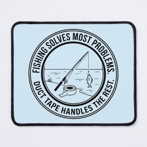 Item preview, Fishing and Duct Tape Solutions designed and sold by ThreadRiotTees.