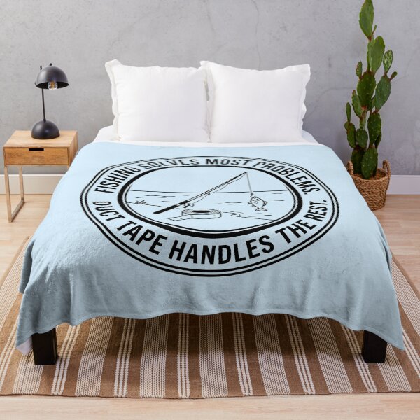 Item preview, Fishing and Duct Tape Solutions designed and sold by ThreadRiotTees.