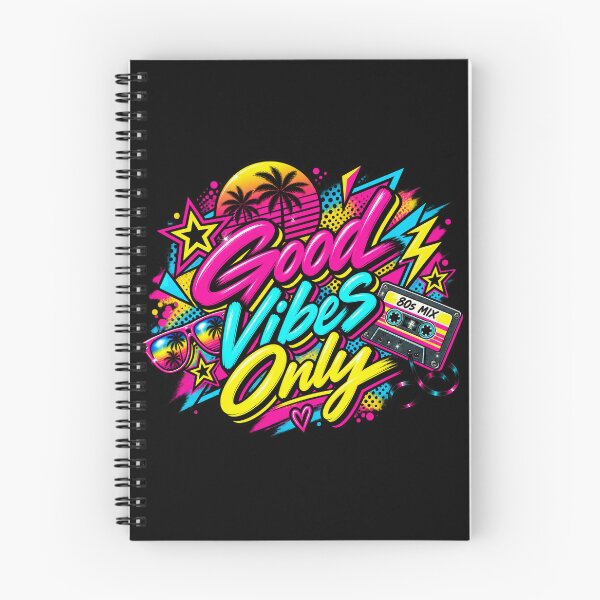 Item preview, Good Vibes Only – 80s Retro Neon Pop Art designed and sold by sweta_r.art.
