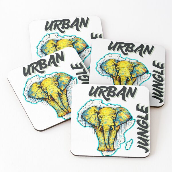 Item preview, Urban Jungle – Bold Elephant Street Art designed and sold by SidneiSampaioStudio.