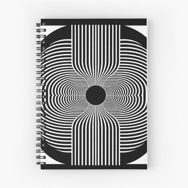 Item preview, Black and White Optical Tunnel – Geometric Op Art designed and sold by Carolina Salazar.