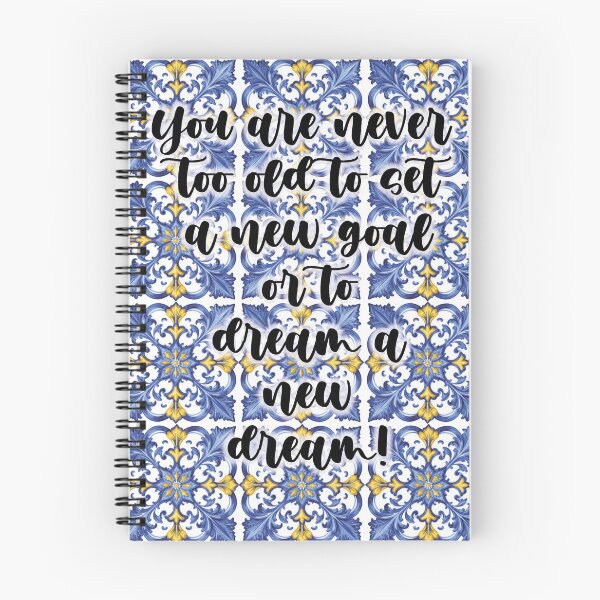 Item preview,  Never Too Old For New Dreams - Inspirational Quote designed and sold by WildArtIT.