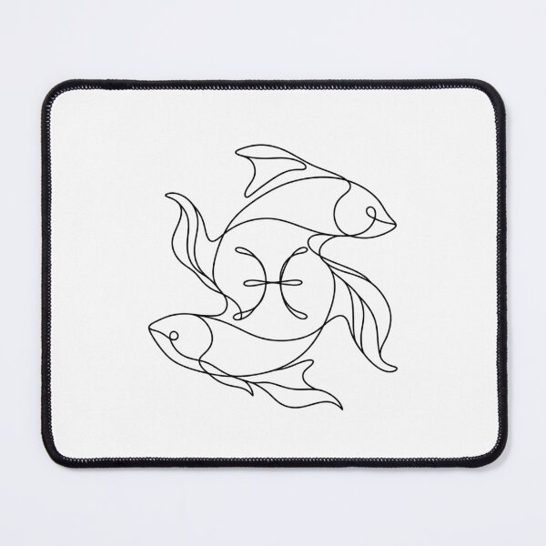 Item preview, Koi Fish Pair Minimal Line Art designed and sold by LineArtDrawing.