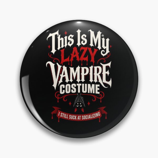 Item preview, Lazy Vampire Costume Funny Anti Social Halloween designed and sold by Ridaelb.